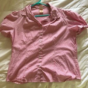 Faded Glory button down stretch top